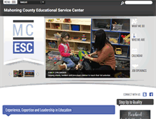 Tablet Screenshot of mahoningesc.org
